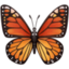 BUTTERFLY emoji in Facebook's design style - Unicode 1F98B