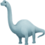 SAUROPOD emoji in Facebook's design style - Unicode 1F995