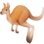 KANGAROO emoji in Facebook's design style - Unicode 1F998