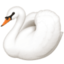 SWAN emoji in Facebook's design style - Unicode 1F9A2