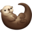 OTTER emoji in Facebook's design style - Unicode 1F9A6