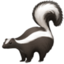 SKUNK emoji in Facebook's design style - Unicode 1F9A8