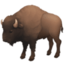 BISON emoji in Facebook's design style - Unicode 1F9AC