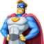 MAN SUPERHERO emoji in Facebook's design style - Unicode 1F9B8-200D-2642-FE0F