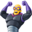 MAN SUPERVILLAIN emoji in Facebook's design style - Unicode 1F9B9-200D-2642-FE0F