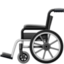 MANUAL WHEELCHAIR emoji in Facebook's design style - Unicode 1F9BD