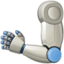 MECHANICAL ARM emoji in Facebook's design style - Unicode 1F9BE