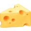 CHEESE WEDGE emoji in Facebook's design style - Unicode 1F9C0