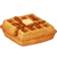 WAFFLE emoji in Facebook's design style - Unicode 1F9C7