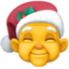 MX CLAUS emoji in Facebook's design style - Unicode 1F9D1-200D-1F384