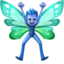 MAN FAIRY emoji in Facebook's design style - Unicode 1F9DA-200D-2642-FE0F