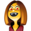 WOMAN VAMPIRE emoji in Facebook's design style - Unicode 1F9DB-200D-2640-FE0F