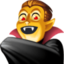 MAN VAMPIRE emoji in Facebook's design style - Unicode 1F9DB-200D-2642-FE0F