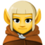 ELF emoji in Facebook's design style - Unicode 1F9DD