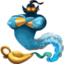 MAN GENIE emoji in Facebook's design style - Unicode 1F9DE-200D-2642-FE0F