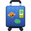 LUGGAGE emoji in Facebook's design style - Unicode 1F9F3