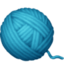 BALL OF YARN emoji in Facebook's design style - Unicode 1F9F6