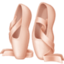 BALLET SHOES emoji in Facebook's design style - Unicode 1FA70