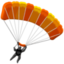 PARACHUTE emoji in Facebook's design style - Unicode 1FA82