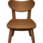 CHAIR emoji in Facebook's design style - Unicode 1FA91