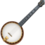 BANJO emoji in Facebook's design style - Unicode 1FA95