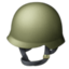 MILITARY HELMET emoji in Facebook's design style - Unicode 1FA96