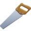 CARPENTRY SAW emoji in Facebook's design style - Unicode 1FA9A