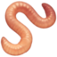 WORM emoji in Facebook's design style - Unicode 1FAB1