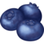 BLUEBERRIES emoji in Facebook's design style - Unicode 1FAD0