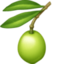 OLIVE emoji in Facebook's design style - Unicode 1FAD2