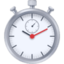 STOPWATCH emoji in Facebook's design style - Unicode 23F1-FE0F