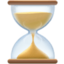 HOURGLASS WITH FLOWING SAND emoji in Facebook's design style - Unicode 23F3