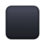 BLACK MEDIUM SQUARE emoji in Facebook's design style - Unicode 25FC-FE0F