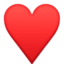 BLACK HEART SUIT emoji in Facebook's design style - Unicode 2665-FE0F