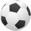 SOCCER BALL emoji in Facebook's design style - Unicode 26BD