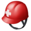 RESCUE WORKER’S HELMET emoji in Facebook's design style - Unicode 26D1-FE0F