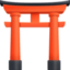 SHINTO SHRINE emoji in Facebook's design style - Unicode 26E9-FE0F