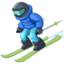 SKIER emoji in Facebook's design style - Unicode 26F7-FE0F