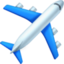 AIRPLANE emoji in Facebook's design style - Unicode 2708-FE0F