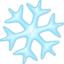 SNOWFLAKE emoji in Facebook's design style - Unicode 2744-FE0F