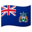 Ascension Island Flag emoji in Google's design style - Unicode 1F1E6-1F1E8