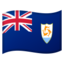 Anguilla Flag emoji in Google's design style - Unicode 1F1E6-1F1EE