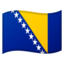 Bosnia & Herzegovina Flag emoji in Google's design style - Unicode 1F1E7-1F1E6