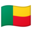 Benin Flag emoji in Google's design style - Unicode 1F1E7-1F1EF