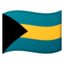 Bahamas Flag emoji in Google's design style - Unicode 1F1E7-1F1F8