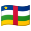 Central African Republic Flag emoji in Google's design style - Unicode 1F1E8-1F1EB