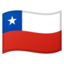 Chile Flag emoji in Google's design style - Unicode 1F1E8-1F1F1