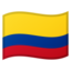 Colombia Flag emoji in Google's design style - Unicode 1F1E8-1F1F4