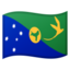 Christmas Island Flag emoji in Google's design style - Unicode 1F1E8-1F1FD