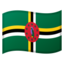 Dominica Flag emoji in Google's design style - Unicode 1F1E9-1F1F2